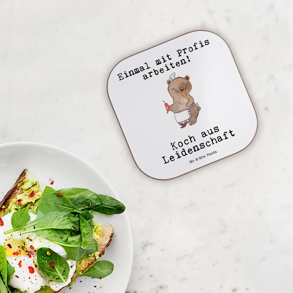 Square coaster Cook Passion glass coasters, gifts, breakfast, presents, Coasters, gift, party, gift idea, best, farewell gift, passing exam, anniversary, retirement, promotion, job start, sayings, funny, profession