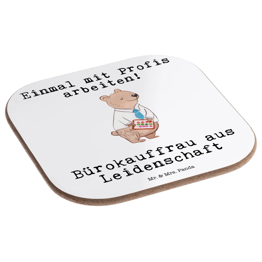 Square coaster Office Clerk Passion presents, gifts, Coasters, party, glass coasters, breakfast, gift, gift idea, best, farewell gift, passing exam, anniversary, retirement, promotion, job start, sayings, funny, profession