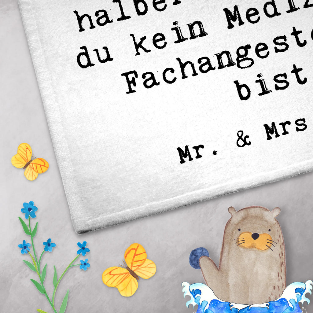 Ręcznik dla gości asystent medyczny serce Zawód, Wykształcenie, Jubileusz, Pożegnanie, Emerytura, Kolega, Koleżanka, Prezent, Dawać, Pracownik, Współpracownik, Firma, Dziękuję, Dziękuję bardzo
