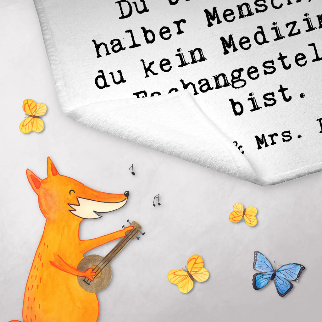 Ręcznik dla gości asystent medyczny serce Zawód, Wykształcenie, Jubileusz, Pożegnanie, Emerytura, Kolega, Koleżanka, Prezent, Dawać, Pracownik, Współpracownik, Firma, Dziękuję, Dziękuję bardzo