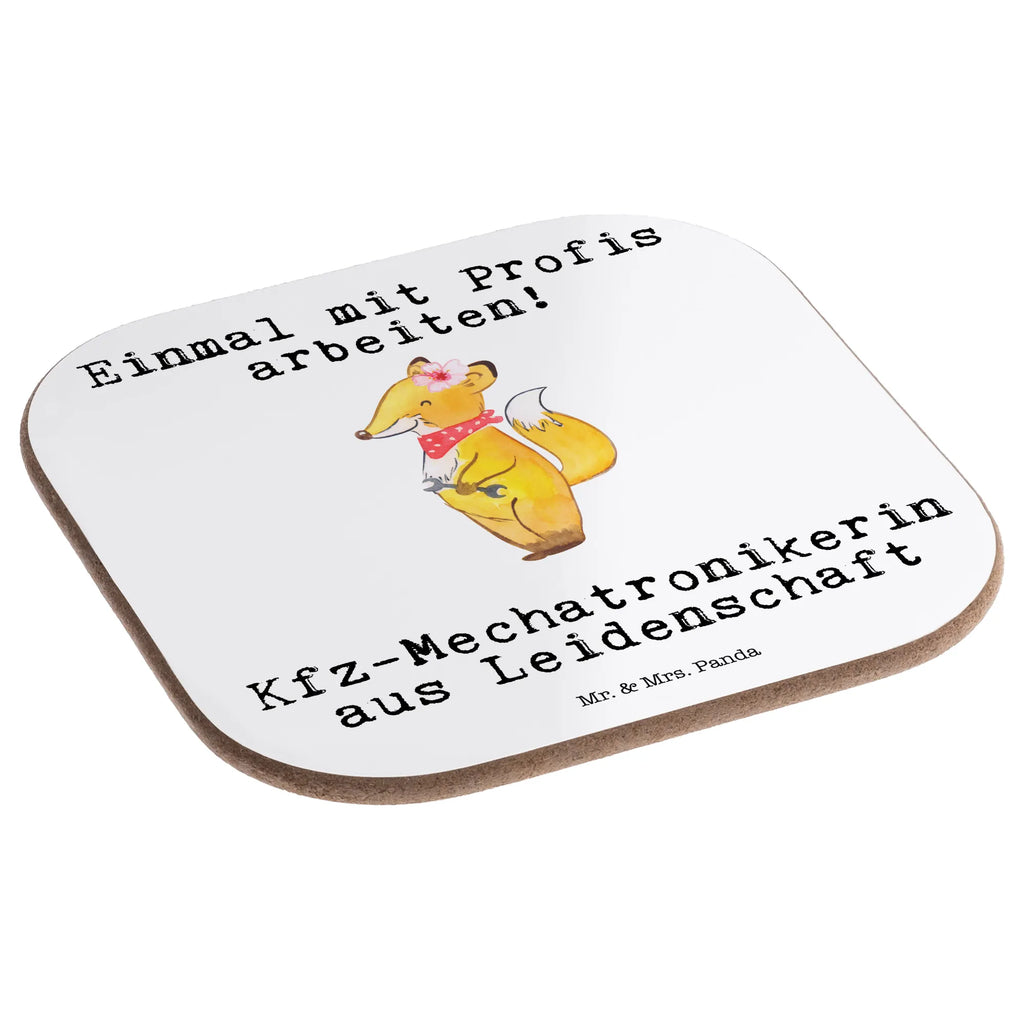Square coaster Automotive Mechatronics Technician Passion gift, party, Coasters, glass coasters, gifts, breakfast, presents, gift idea, best, farewell gift, passing exam, anniversary, retirement, promotion, job start, sayings, funny, profession