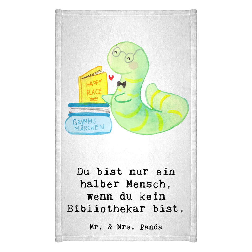 Guest towel librarian Heart Guest towel, 50 x 30, towel, guest towels, hand towels, gift, gift idea, best, farewell gift, passing exam, anniversary, retirement, promotion, job start, sayings, funny, profession