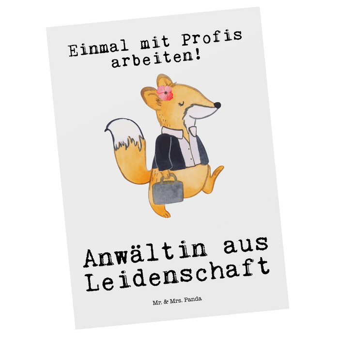 Postcard Lawyer Passion