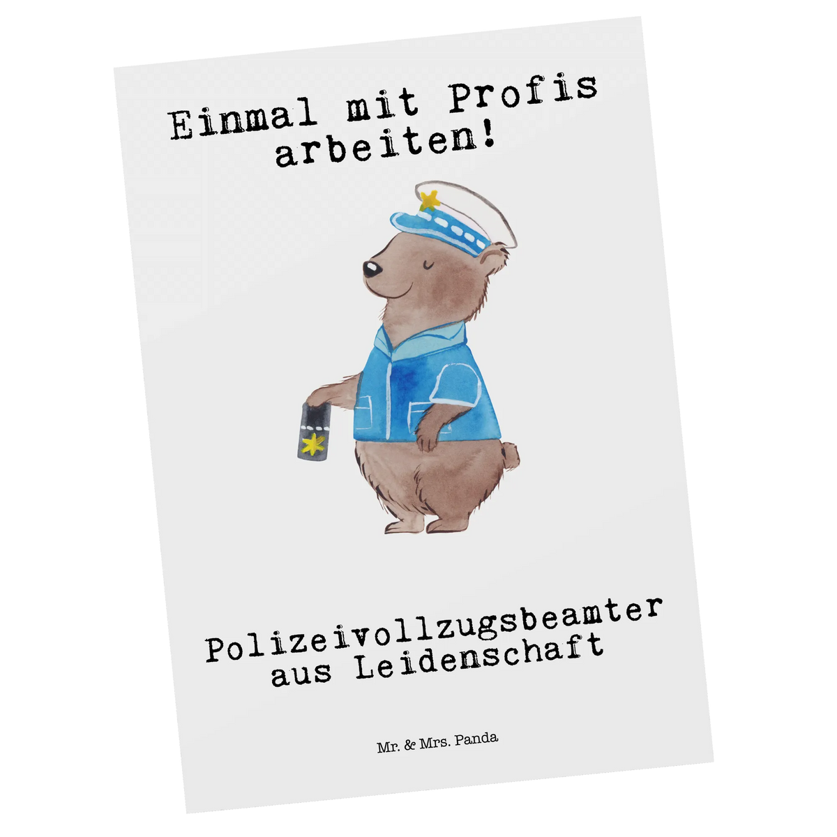 Pocztówka Funkcjonariusz policji Pasja Zawód, Wykształcenie, Jubileusz, Pożegnanie, Emerytura, Kolega, Koleżanka, Prezent, Dawać, Pracownik, Współpracownik, Firma, Dziękuję, Dziękuję bardzo