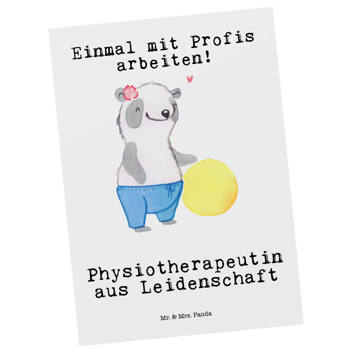 Postcard Physiotherapist Passion