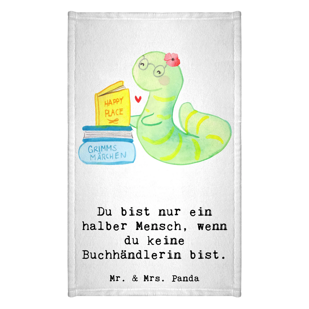 Guest towel Bookseller heart Guest towel, guest towels, hand towels, towel, 50 x 30, gift, gift idea, best, farewell gift, passing exam, anniversary, retirement, promotion, job start, sayings, funny, profession