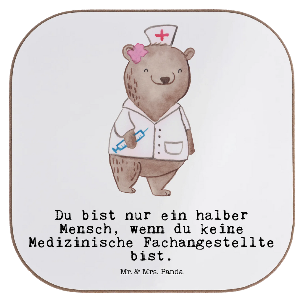 Square coaster Medical Assistant heart presents, gifts, glass coasters, breakfast, Coasters, party, gift, gift idea, best, farewell gift, passing exam, anniversary, retirement, promotion, job start, sayings, funny, profession