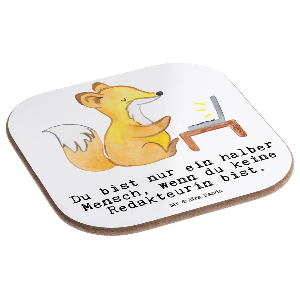 Square coaster Editor Heart gift, party, gifts, presents, glass coasters, Coasters, breakfast, gift idea, best, farewell gift, passing exam, anniversary, retirement, promotion, job start, sayings, funny, profession