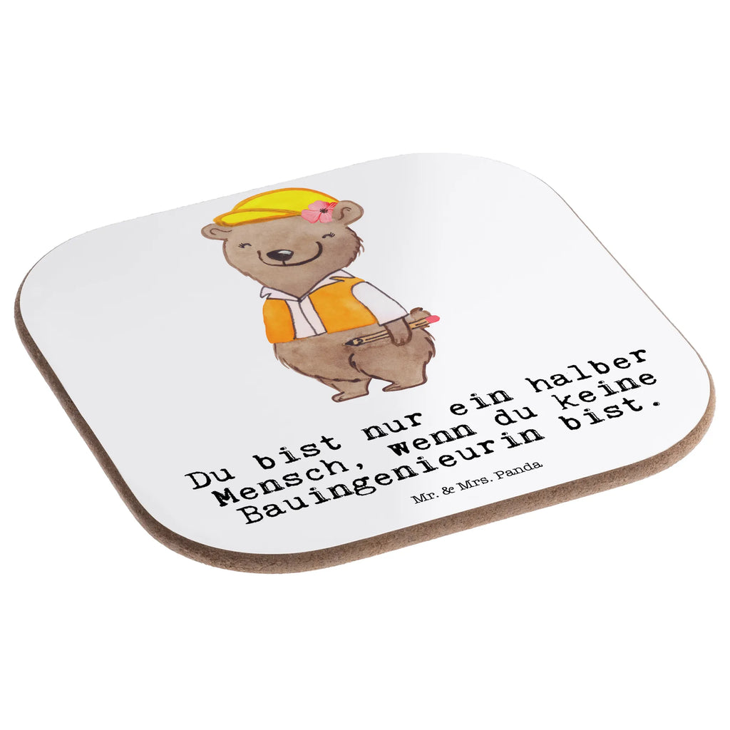 Square coaster Civil Engineer Heart gifts, breakfast, gift, party, presents, Coasters, glass coasters, gift idea, best, farewell gift, passing exam, anniversary, retirement, promotion, job start, sayings, funny, profession