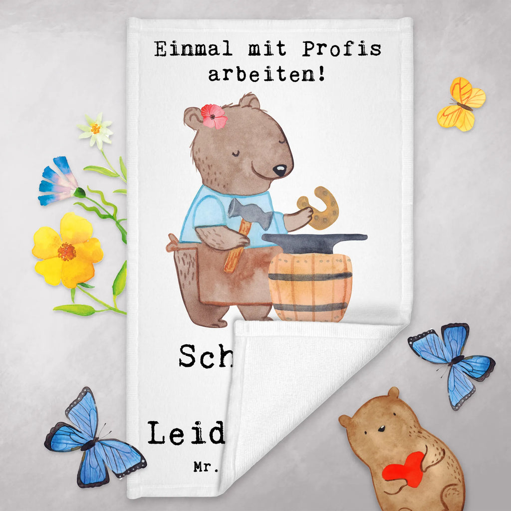 Ręcznik dla gości kowalka Pasja Zawód, Wykształcenie, Jubileusz, Pożegnanie, Emerytura, Kolega, Koleżanka, Prezent, Dawać, Pracownik, Współpracownik, Firma, Dziękuję, Dziękuję bardzo