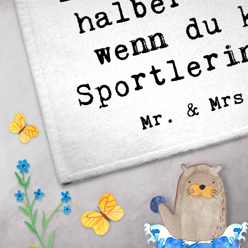 Ręcznik dla gości Sportsmenka serce Zawód, Wykształcenie, Jubileusz, Pożegnanie, Emerytura, Kolega, Koleżanka, Prezent, Dawać, Pracownik, Współpracownik, Firma, Dziękuję, Dziękuję bardzo