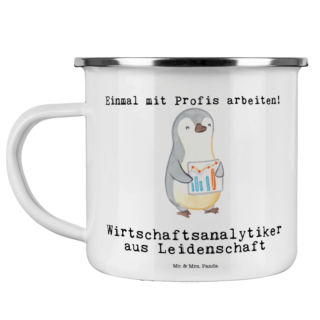 Camping Emaille Tasse Wirtschaftsanalytiker aus Leidenschaft Tasse, Pott, metallbecher, Campingbecher, Blechtasse, Kaffeetasse, Teebecher, wandertasse, Campingtasse, Emaille Tasse, Teetasse, Reisebecher, Kaffeebecher, Tasse Emaille, Becher, becher emaille, Emailletasse, reisetasse, emaillebecher, blechbecher, Emaille Becher, Metalltasse, Trinkbecher, wanderbecher, Geschenk, Schenken, Jubiläum, Danke, Dankeschön, Beruf, Ausbildung, Abschied, Rente, Kollege, Kollegin, Arbeitskollege, Mitarbeiter, Firma