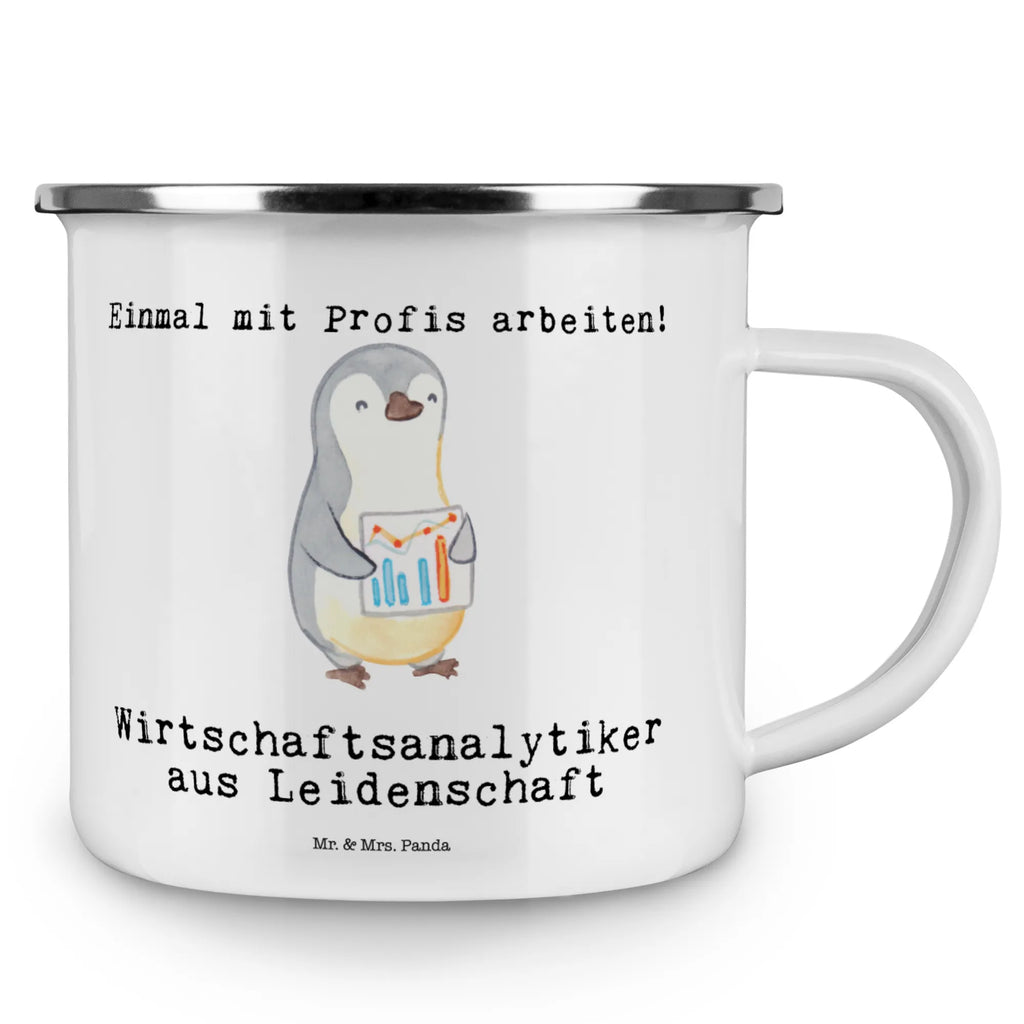 Camping Emaille Tasse Wirtschaftsanalytiker aus Leidenschaft Tasse, Pott, metallbecher, Campingbecher, Blechtasse, Kaffeetasse, Teebecher, wandertasse, Campingtasse, Emaille Tasse, Teetasse, Reisebecher, Kaffeebecher, Tasse Emaille, Becher, becher emaille, Emailletasse, reisetasse, emaillebecher, blechbecher, Emaille Becher, Metalltasse, Trinkbecher, wanderbecher, Geschenk, Schenken, Jubiläum, Danke, Dankeschön, Beruf, Ausbildung, Abschied, Rente, Kollege, Kollegin, Arbeitskollege, Mitarbeiter, Firma