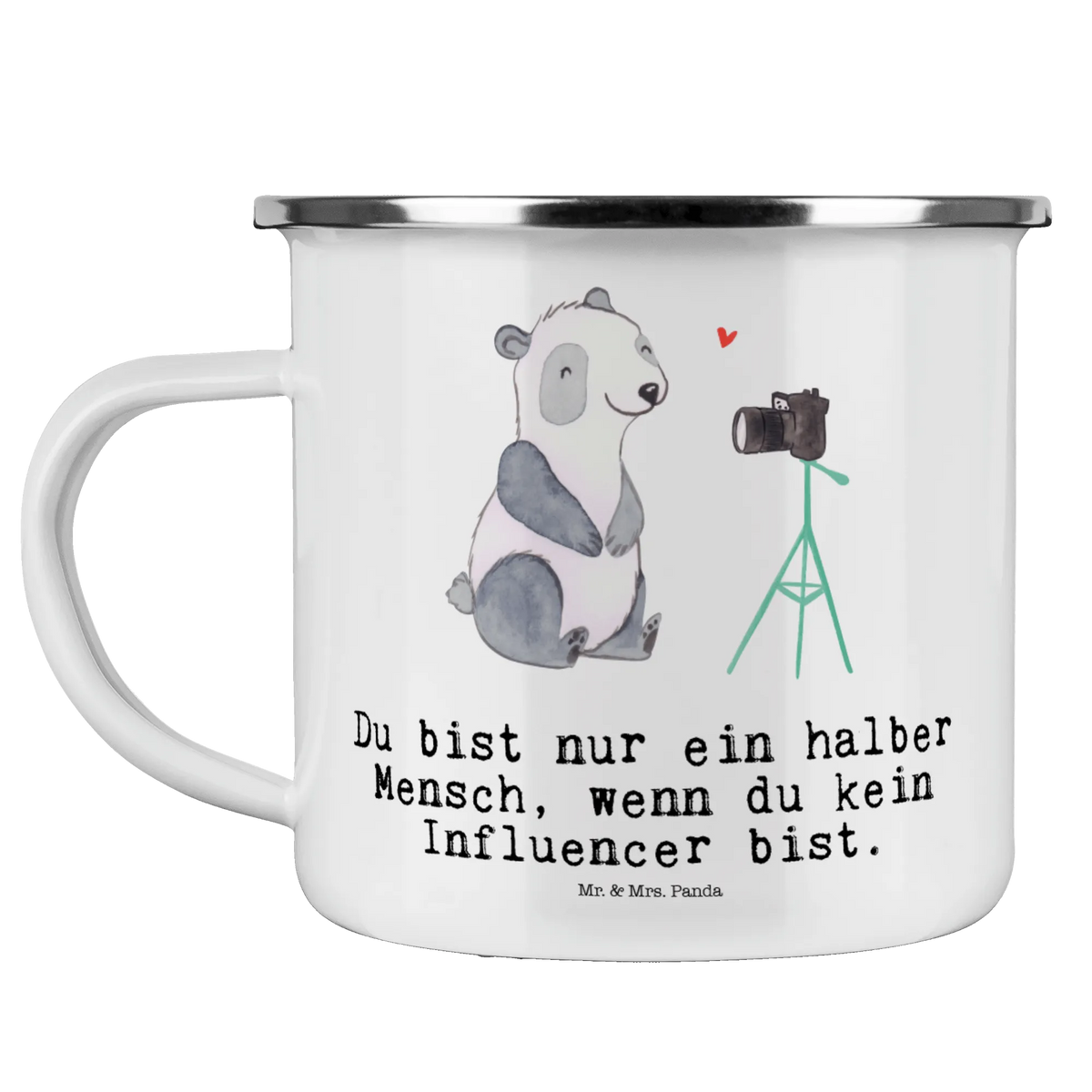 Camping Emaille Tasse Influencer Herz Haferl, Emaille Tasse, Campingbecher, Emailletasse, Outdoor Tasse, wandertasse, Pott, Campingtasse, Tasse Emaille, Blechtasse, emaillebecher, Kaffeepott, Reisebecher, outdoortasse, blechbecher, becher emaille, reisetasse, wanderbecher, Emaille Becher, Motivtasse, metallbecher, Outdoor Becher, Teetasse, Teebecher, Geschenk, Schenken, Jubiläum, Danke, Dankeschön, Beruf, Ausbildung, Abschied, Rente, Kollege, Kollegin, Arbeitskollege, Mitarbeiter, Firma