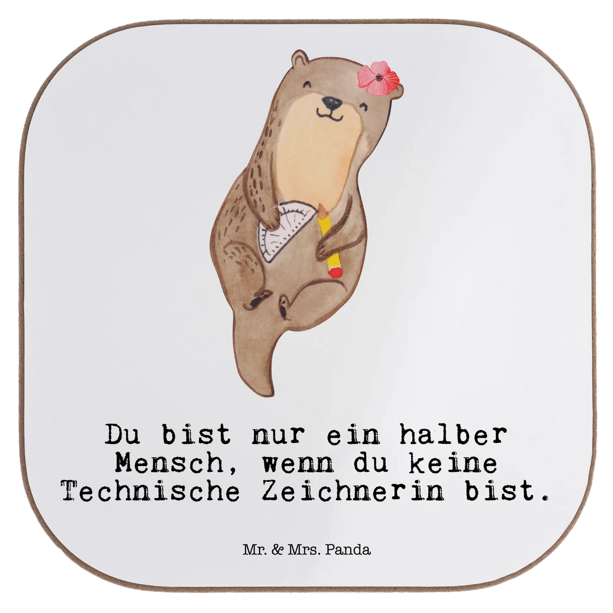 Untersetzer Technische Zeichnerin Herz