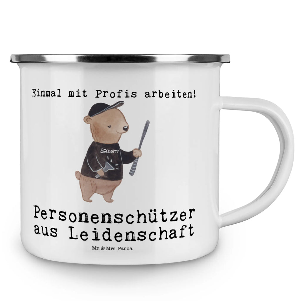 Camping Emaille Tasse Personenschützer aus Leidenschaft Emaille Becher, Kaffeebecher, Reisebecher, Emailletasse, metallbecher, Blechtasse, Becher, Campingtasse, Tasse Emaille, Metalltasse, Teebecher, wandertasse, Campingbecher, emaillebecher, reisetasse, Teetasse, Tasse, Kaffeetasse, Pott, Emaille Tasse, Trinkbecher, becher emaille, wanderbecher, blechbecher, Geschenk, Schenken, Jubiläum, Danke, Dankeschön, Beruf, Ausbildung, Abschied, Rente, Kollege, Kollegin, Arbeitskollege, Mitarbeiter, Firma, Personenschützer, Bodyguard