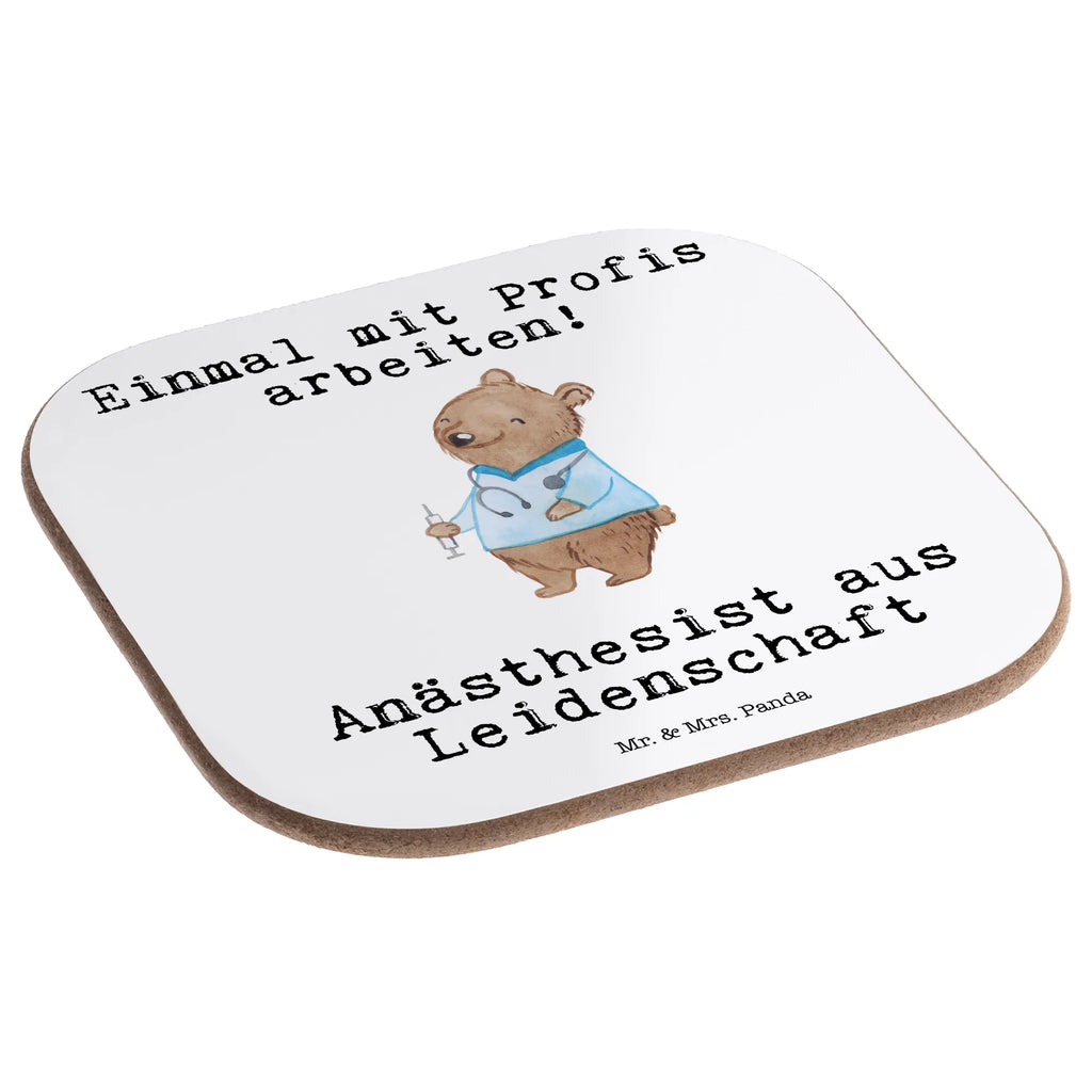 Square coaster anesthesiologist Passion breakfast, gifts, party, glass coasters, Coasters, gift, presents, gift idea, best, farewell gift, passing exam, anniversary, retirement, promotion, job start, sayings, funny, profession