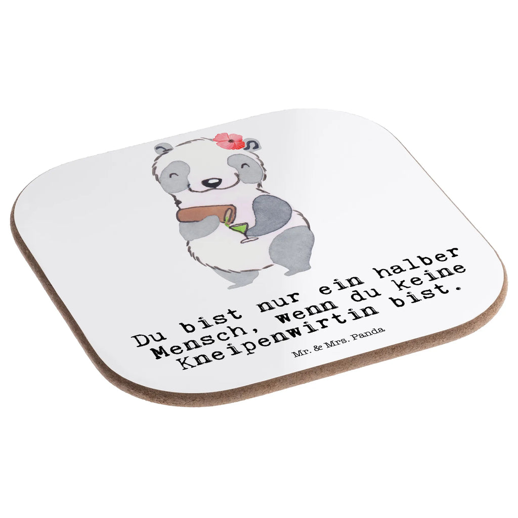 Podkładka właścicielka knajpy serce Zawód, Wykształcenie, Jubileusz, Pożegnanie, Emerytura, Kolega, Koleżanka, Prezent, Dawać, Pracownik, Współpracownik, Firma, Dziękuję, Dziękuję bardzo