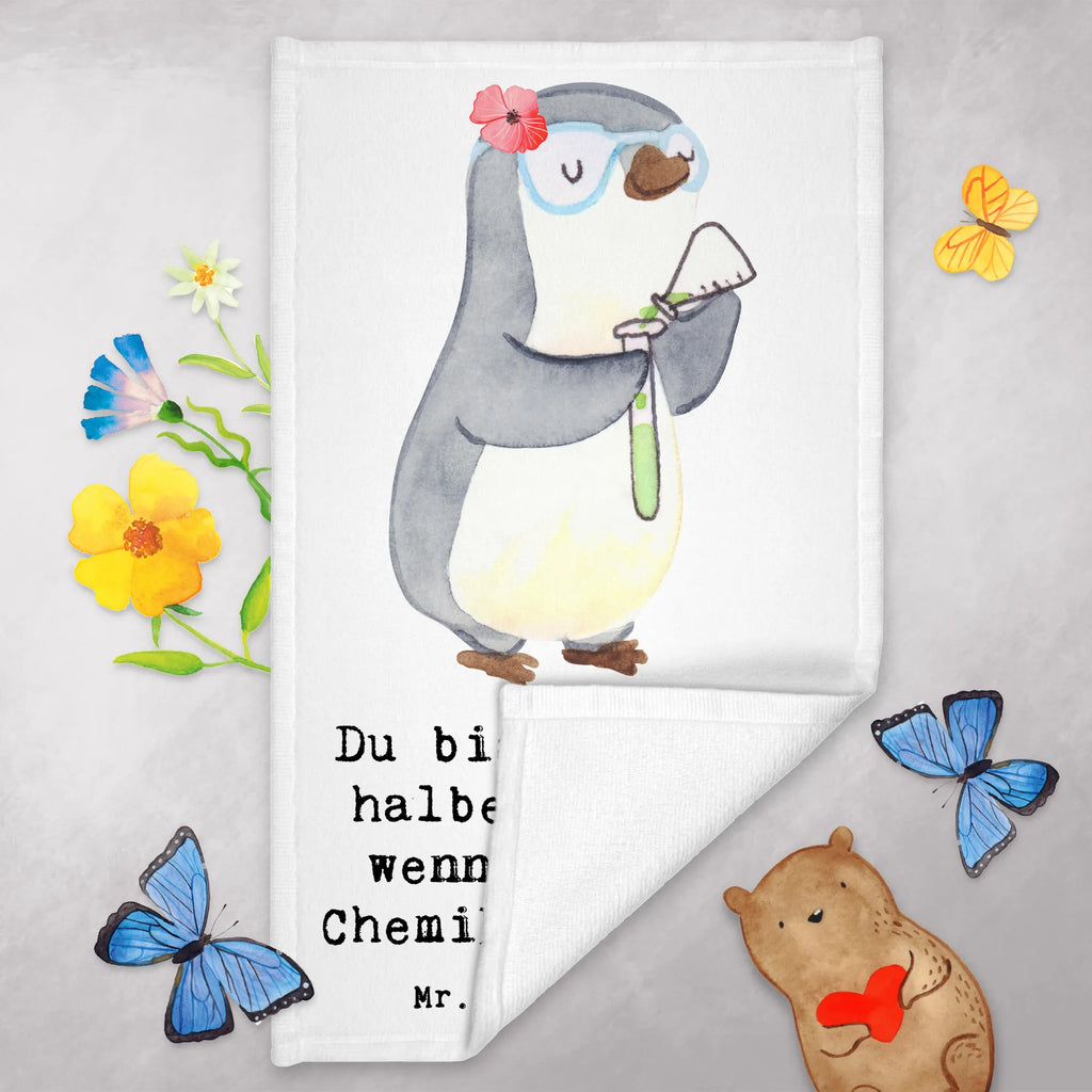 Guest towel Chemist Heart guest towels, hand towels, Guest towel, 50 x 30, towel, gift, gift idea, best, farewell gift, passing exam, anniversary, retirement, promotion, job start, sayings, funny, profession