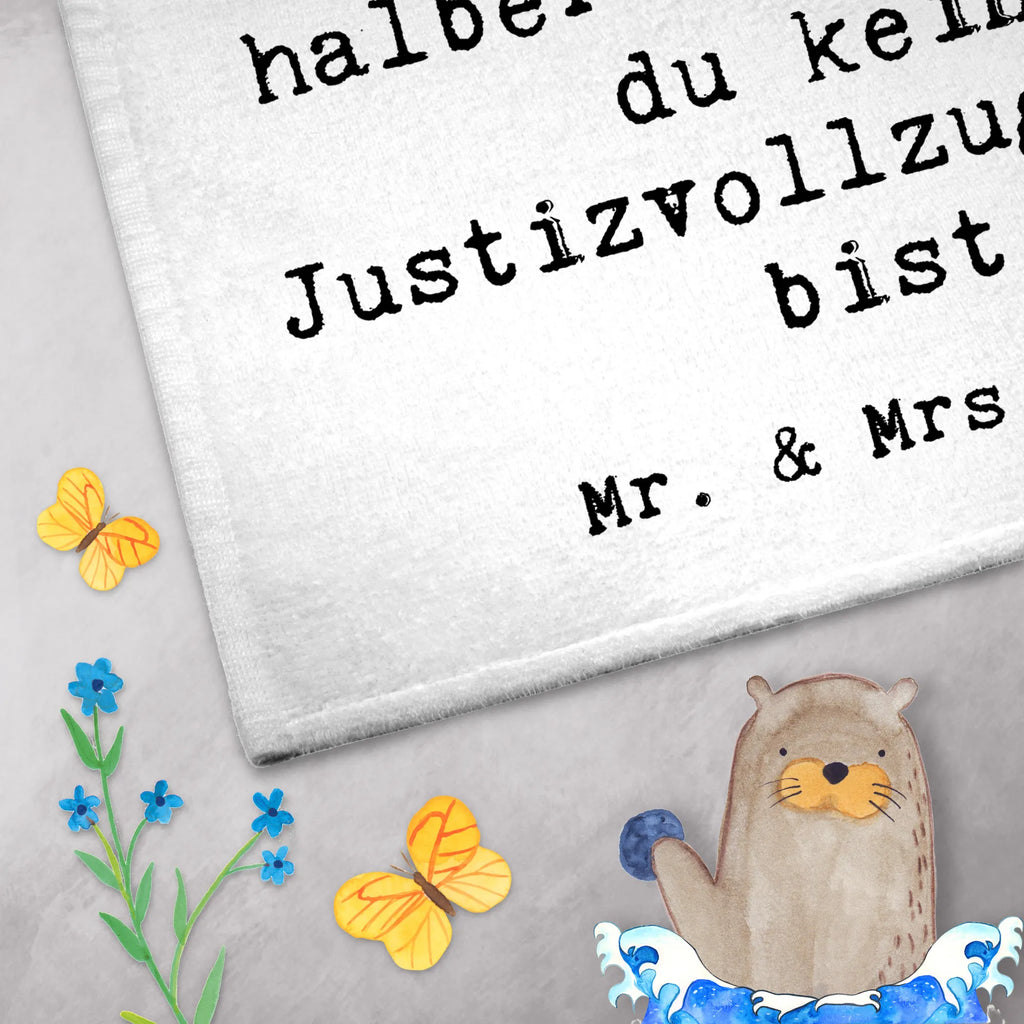 Guest towel Correctional officer Heart guest towels, 50 x 30, hand towels, towel, Guest towel, gift, gift idea, best, farewell gift, passing exam, anniversary, retirement, promotion, job start, sayings, funny, profession