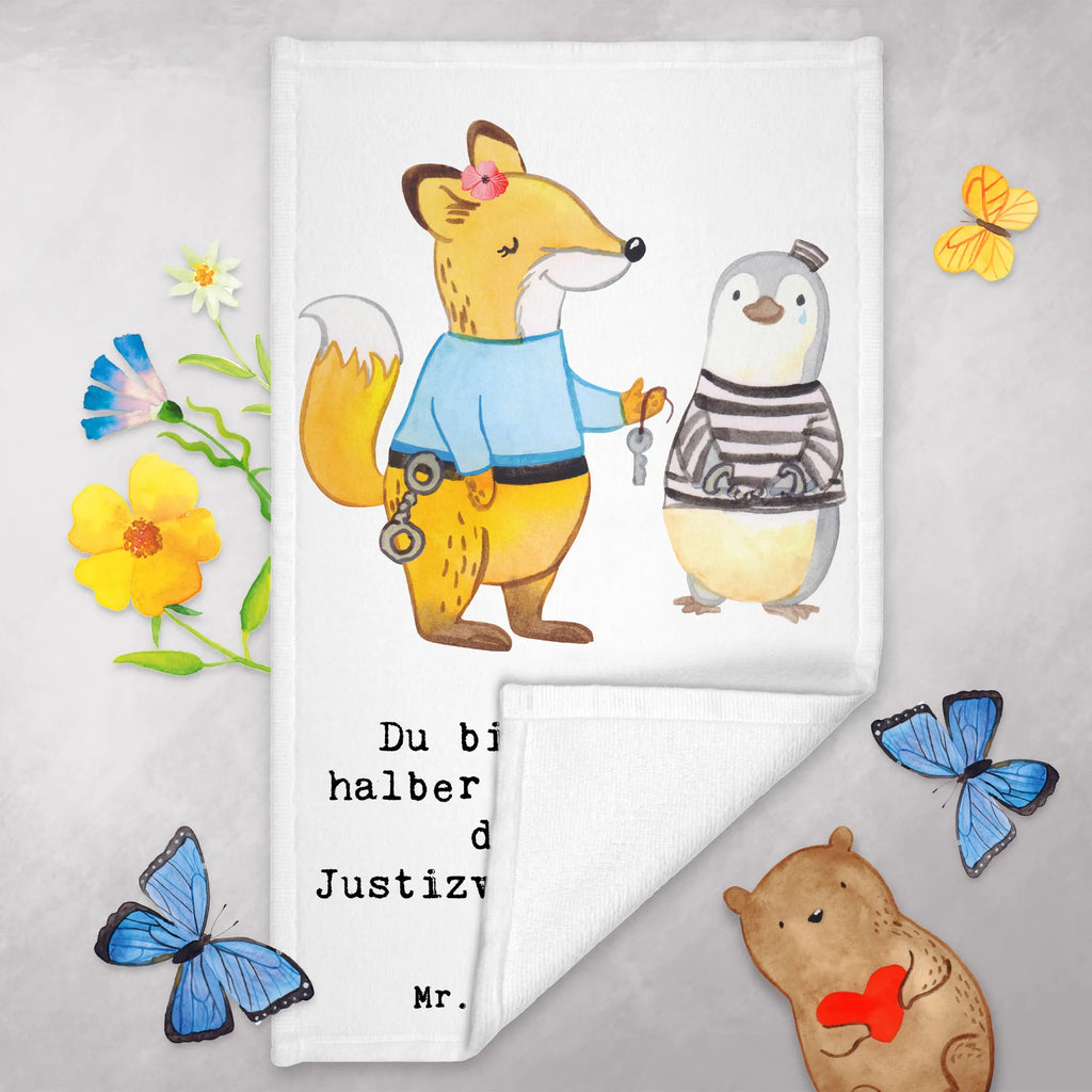 Guest towel Correctional officer Heart guest towels, 50 x 30, hand towels, towel, Guest towel, gift, gift idea, best, farewell gift, passing exam, anniversary, retirement, promotion, job start, sayings, funny, profession