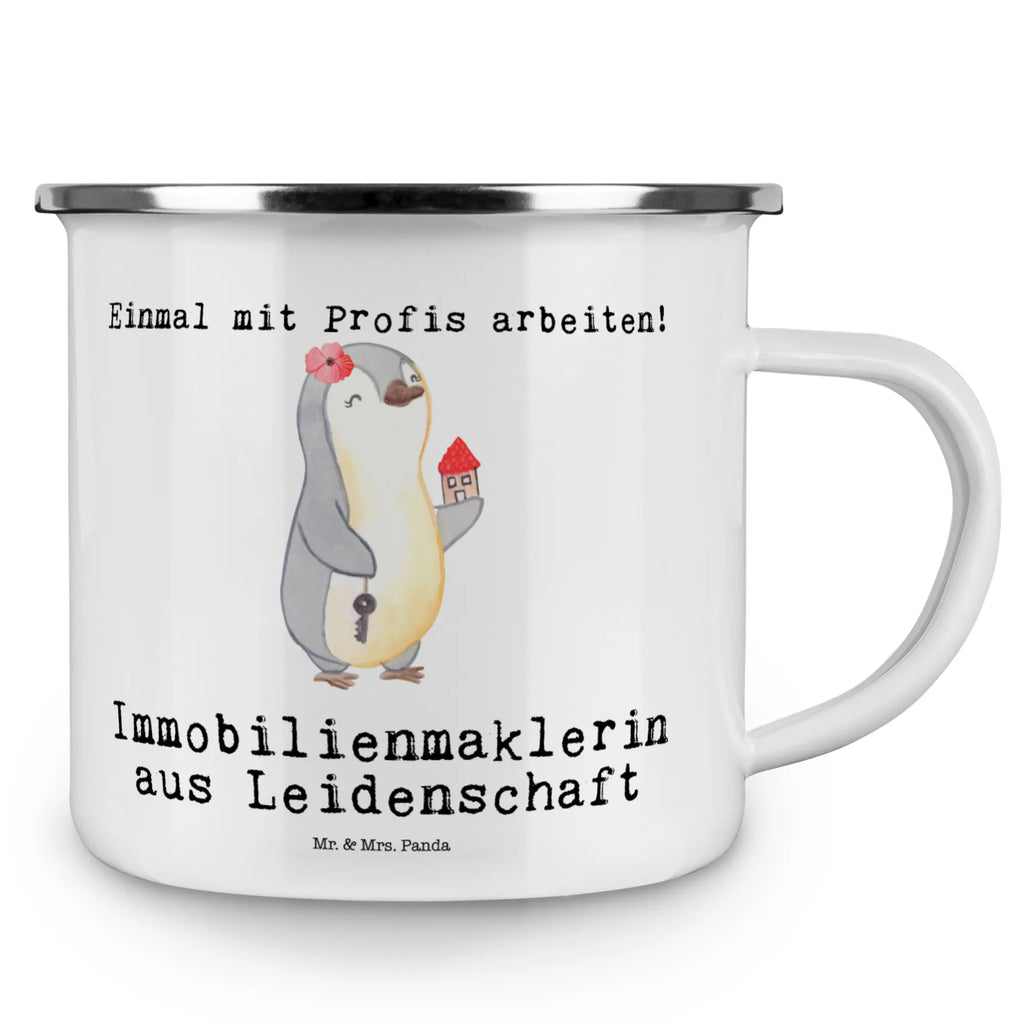 Enamel camping mug real estate agent Passion tin coffee cup, lightweight camping mug, steel mug for camping, enamel camping cup, enamel mug, camper mug, outdoor cup, metal cup, travel mug, adventure mug, bushcraft mug, camping mug, metal camping mug, camp coffee mug, camping metal cup, stainless steel drinking cup, backpacking mug, enamel drinking mug, campfire mug, hiking mug, gift, gift idea, best, farewell gift, passing exam, anniversary, retirement, promotion, job start, sayings, funny, profession