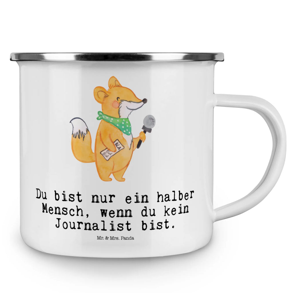 Camping Emaille Tasse Journalist mit Herz Becher, Emailletasse, Kaffeebecher, emaillebecher, blechbecher, Blechtasse, Pott, Metalltasse, Teetasse, Campingbecher, Reisebecher, Tasse Emaille, reisetasse, Teebecher, Emaille Becher, wanderbecher, Tasse, Kaffeetasse, Campingtasse, Emaille Tasse, metallbecher, becher emaille, wandertasse, Trinkbecher, Geschenk, Schenken, Jubiläum, Danke, Dankeschön, Beruf, Ausbildung, Abschied, Rente, Kollege, Kollegin, Arbeitskollege, Mitarbeiter, Firma, Reporter, Studium, Pressebüro, Journalist, Redakteur