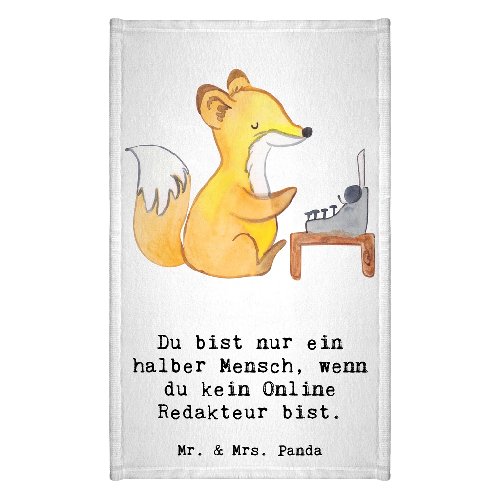 Ręcznik dla gości Redaktor online serce Zawód, Wykształcenie, Jubileusz, Pożegnanie, Emerytura, Kolega, Koleżanka, Prezent, Dawać, Pracownik, Współpracownik, Firma, Dziękuję, Dziękuję bardzo