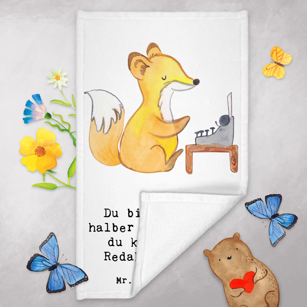 Ręcznik dla gości Redaktor online serce Zawód, Wykształcenie, Jubileusz, Pożegnanie, Emerytura, Kolega, Koleżanka, Prezent, Dawać, Pracownik, Współpracownik, Firma, Dziękuję, Dziękuję bardzo