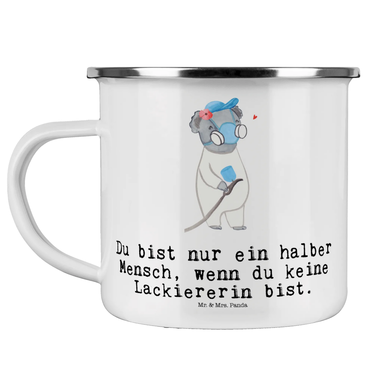 Camping Emaille Tasse Lackiererin Herz Haferl, Emailletasse, Teetasse, Kaffeepott, Campingbecher, Tasse Emaille, Outdoor Becher, Emaille Becher, Campingtasse, blechbecher, wanderbecher, outdoortasse, Blechtasse, metallbecher, Pott, emaillebecher, Motivtasse, wandertasse, reisetasse, Teebecher, Outdoor Tasse, Emaille Tasse, Reisebecher, becher emaille, Geschenk, Schenken, Jubiläum, Danke, Dankeschön, Beruf, Ausbildung, Abschied, Rente, Kollege, Kollegin, Arbeitskollege, Mitarbeiter, Firma, Werkstatt Lackiererin, Gesellenprüfung, Lackierermeisterin, Lackiererin