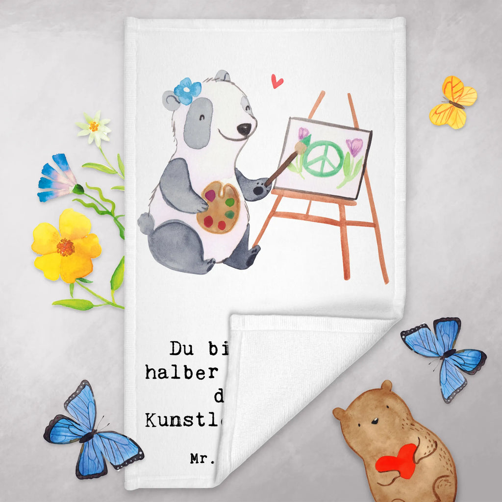 Guest towel Art teacher heart guest towels, 50 x 30, hand towels, towel, Guest towel, gift, gift idea, best, farewell gift, passing exam, anniversary, retirement, promotion, job start, sayings, funny, profession