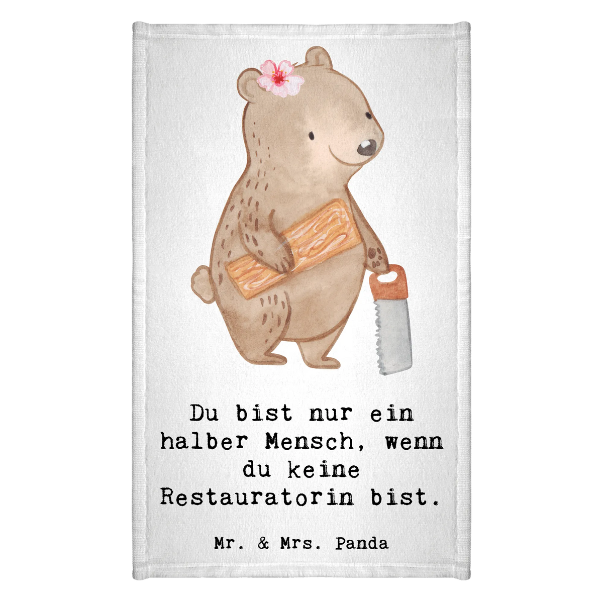 Ręcznik dla gości restauratorka serce Zawód, Wykształcenie, Jubileusz, Pożegnanie, Emerytura, Kolega, Koleżanka, Prezent, Dawać, Pracownik, Współpracownik, Firma, Dziękuję, Dziękuję bardzo