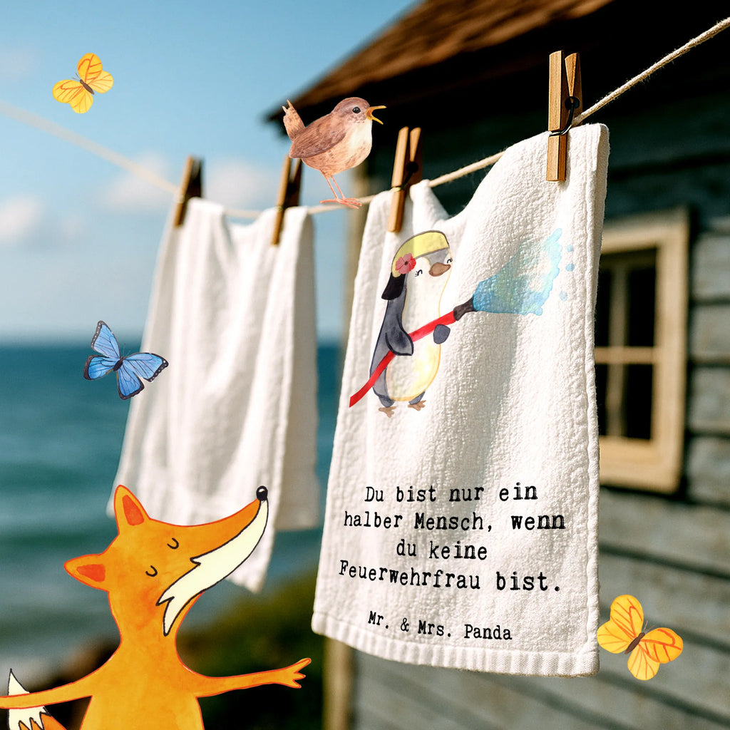 Guest towel Firewoman Heart guest towels, towel, Guest towel, hand towels, 50 x 30, gift, gift idea, best, farewell gift, passing exam, anniversary, retirement, promotion, job start, sayings, funny, profession