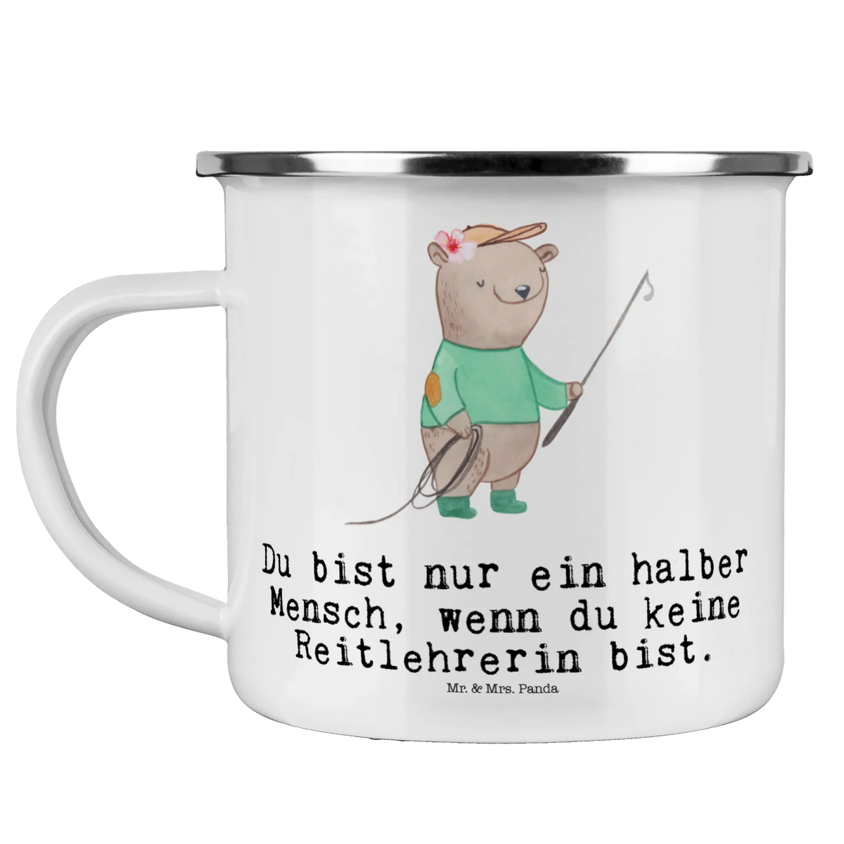 Enamel camping mug Riding instructor heart stainless steel drinking cup, campfire mug, camping mug, lightweight camping mug, bushcraft mug, enamel camping cup, adventure mug, hiking mug, travel mug, enamel mug, metal cup, tin coffee cup, enamel drinking mug, steel mug for camping, camp coffee mug, backpacking mug, camping metal cup, metal camping mug, outdoor cup, camper mug, gift, gift idea, best, farewell gift, passing exam, anniversary, retirement, promotion, job start, sayings, funny, profession