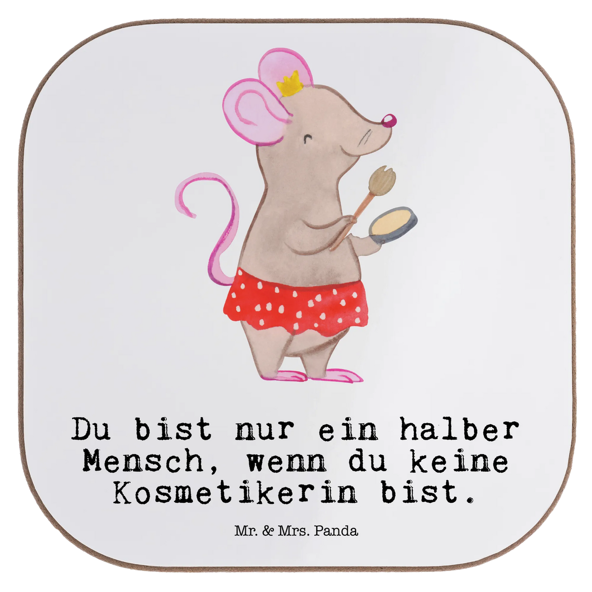 Untersetzer Kosmetikerin Herz