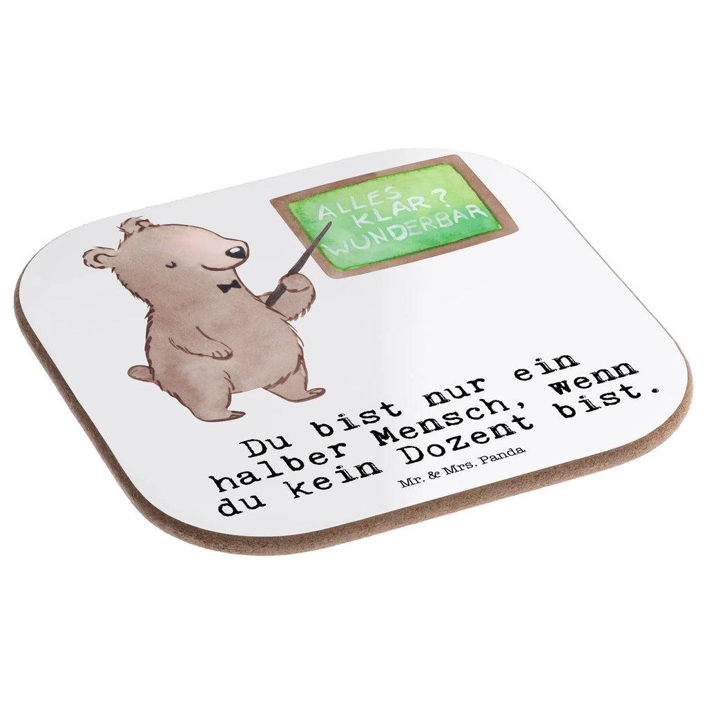 Square coaster Lecturer Heart breakfast, party, Coasters, gifts, gift, presents, glass coasters, gift idea, best, farewell gift, passing exam, anniversary, retirement, promotion, job start, sayings, funny, profession