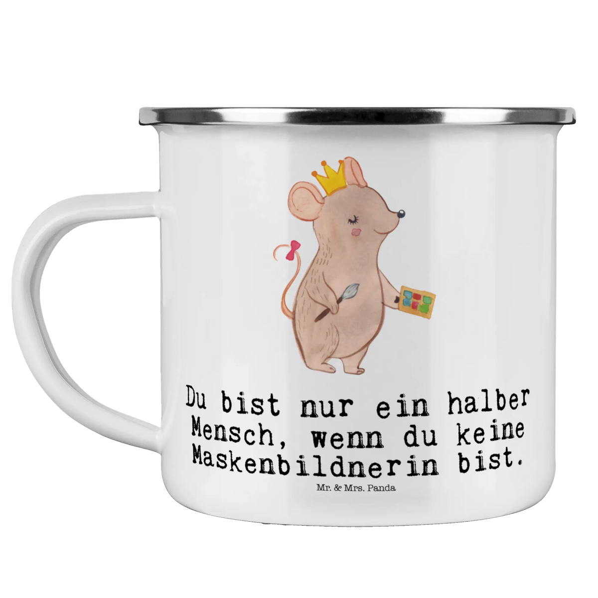 Camping Emaille Tasse Maskenbildnerin Herz Blechtasse, Haferl, outdoortasse, Campingtasse, blechbecher, Emaille Becher, Emaille Tasse, Motivtasse, Outdoor Becher, Kaffeepott, metallbecher, becher emaille, Teetasse, emaillebecher, reisetasse, Pott, wanderbecher, Outdoor Tasse, Teebecher, Tasse Emaille, Campingbecher, Emailletasse, wandertasse, Reisebecher, Geschenk, Schenken, Jubiläum, Danke, Dankeschön, Beruf, Ausbildung, Abschied, Rente, Kollege, Kollegin, Arbeitskollege, Mitarbeiter, Firma, Beauty Salon, Kosmetikstudio, Visagistin, Eröffnung, Maskenbildnerin, Make Up Artist, Kosmetikerin