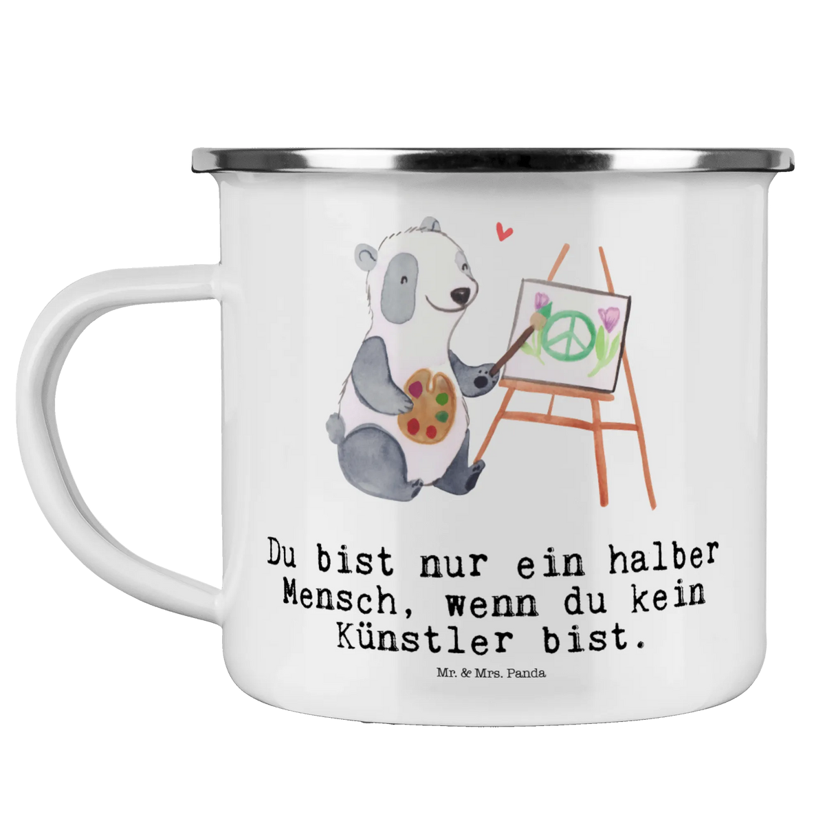 Camping Emaille Tasse Künstler Herz wanderbecher, blechbecher, Motivtasse, becher emaille, Campingbecher, emaillebecher, metallbecher, Kaffeepott, Campingtasse, Blechtasse, Emaille Becher, Emaille Tasse, Outdoor Becher, reisetasse, Pott, Haferl, outdoortasse, Tasse Emaille, Emailletasse, Outdoor Tasse, wandertasse, Teebecher, Teetasse, Reisebecher, Geschenk, Schenken, Jubiläum, Danke, Dankeschön, Beruf, Ausbildung, Abschied, Rente, Kollege, Kollegin, Arbeitskollege, Mitarbeiter, Firma, Maler, Kunstschule, Galerie Eröffnung, Kunstmaler, Künstler
