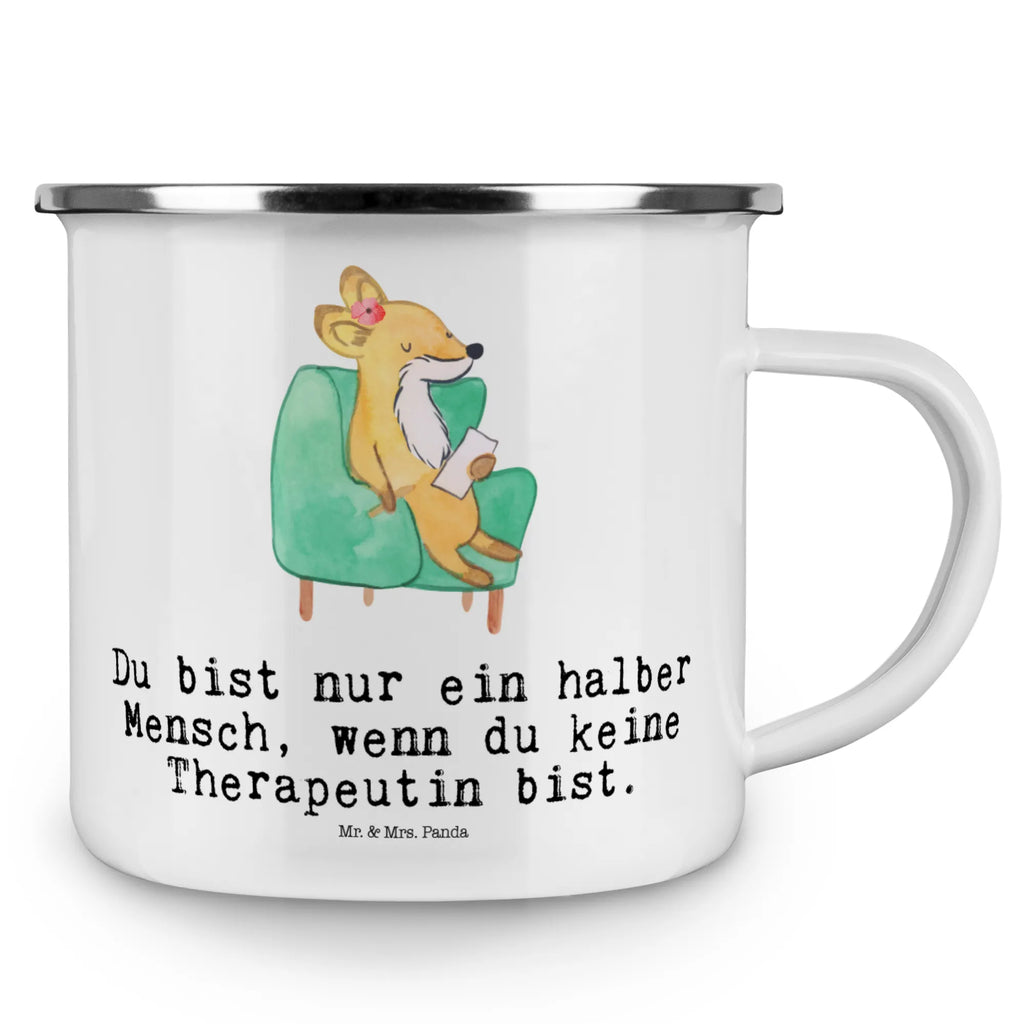 Camping Emaille Tasse Therapeutin mit Herz reisetasse, Teebecher, Becher, metallbecher, Emaille Tasse, Pott, becher emaille, Kaffeetasse, Campingtasse, Metalltasse, Reisebecher, Teetasse, Emaille Becher, blechbecher, Trinkbecher, Kaffeebecher, emaillebecher, wandertasse, Tasse Emaille, Campingbecher, wanderbecher, Blechtasse, Emailletasse, Tasse, Geschenk, Schenken, Jubiläum, Danke, Dankeschön, Beruf, Ausbildung, Abschied, Rente, Kollege, Kollegin, Arbeitskollege, Mitarbeiter, Firma