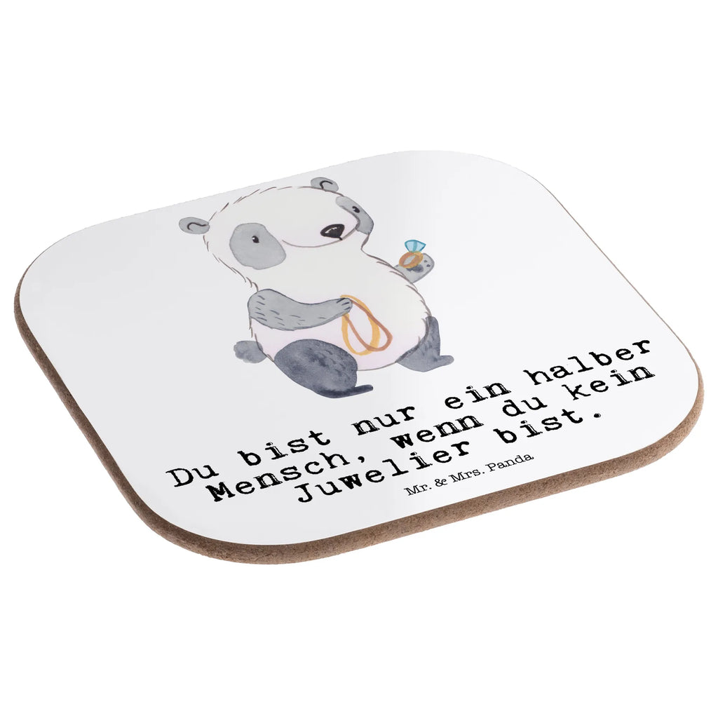 Square coaster Jeweler Heart party, presents, breakfast, gifts, Coasters, gift, glass coasters, gift idea, best, farewell gift, passing exam, anniversary, retirement, promotion, job start, sayings, funny, profession