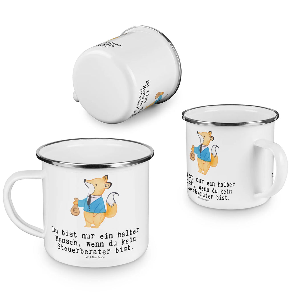 Kempingowy kubek emaliowany doradca podatkowy serce Zawód, Wykształcenie, Jubileusz, Pożegnanie, Emerytura, Kolega, Koleżanka, Prezent, Dawać, Pracownik, Współpracownik, Firma, Dziękuję, Dziękuję bardzo