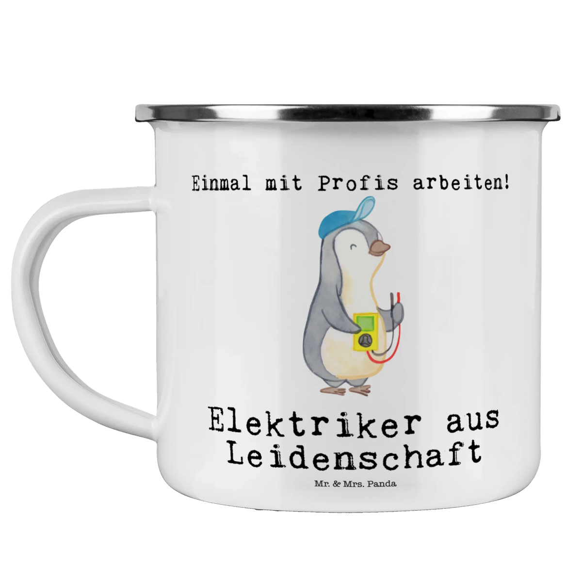 Enamel camping mug Electrician Passion hiking mug, enamel camping cup, travel mug, outdoor cup, backpacking mug, camp coffee mug, enamel mug, lightweight camping mug, camping mug, camper mug, stainless steel drinking cup, metal camping mug, metal cup, campfire mug, enamel drinking mug, tin coffee cup, adventure mug, camping metal cup, bushcraft mug, steel mug for camping, gift, gift idea, best, farewell gift, passing exam, anniversary, retirement, promotion, job start, sayings, funny, profession