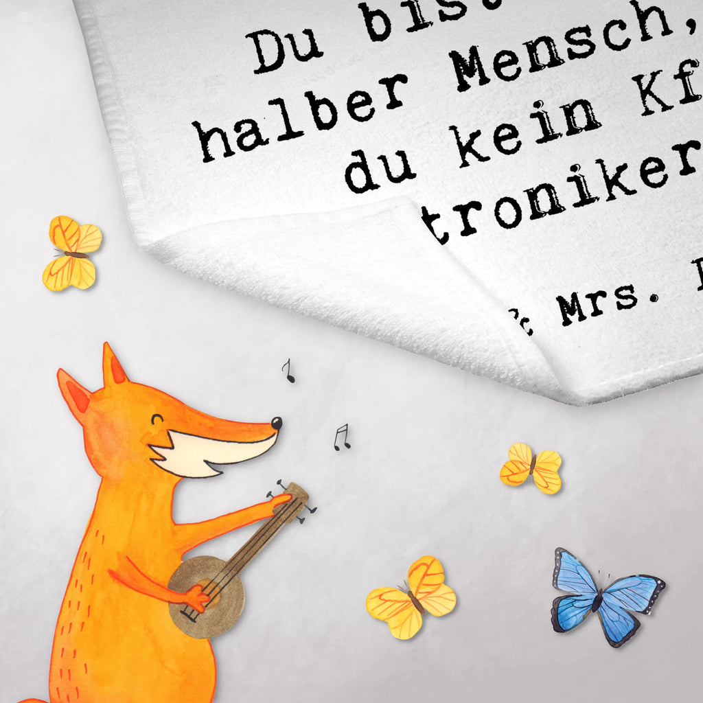 Guest towel Automotive Mechatronics Technician Heart guest towels, 50 x 30, towel, hand towels, Guest towel, gift, gift idea, best, farewell gift, passing exam, anniversary, retirement, promotion, job start, sayings, funny, profession