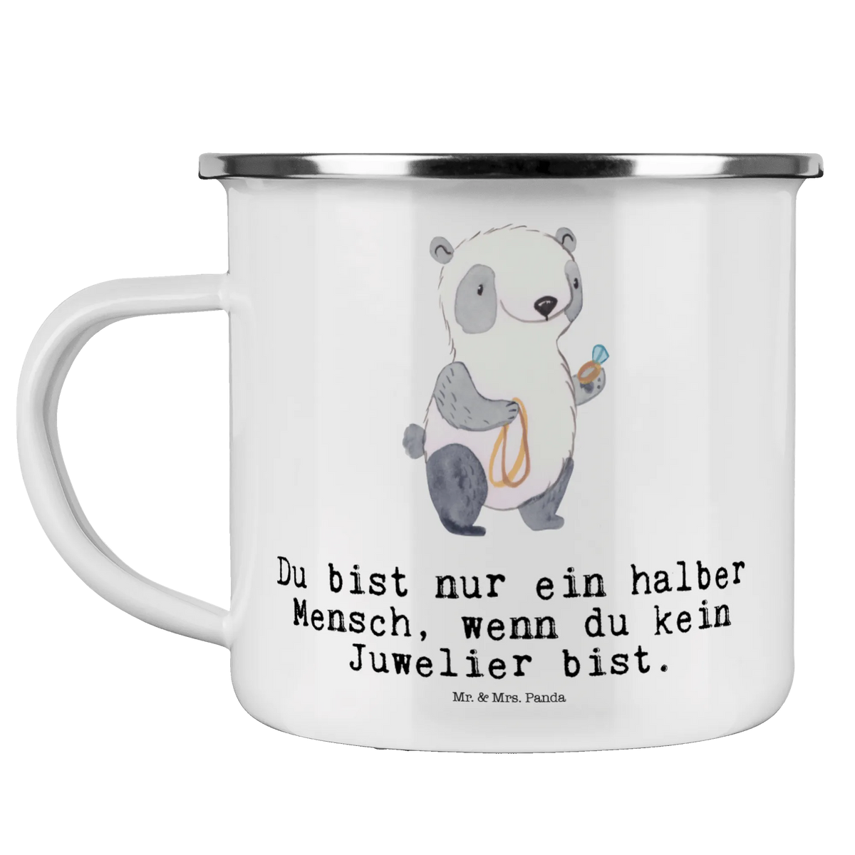 Camping Emaille Tasse Juwelier Herz reisetasse, Emaille Becher, metallbecher, Outdoor Becher, Pott, Blechtasse, wanderbecher, blechbecher, Emailletasse, wandertasse, Emaille Tasse, Teebecher, Haferl, Reisebecher, Outdoor Tasse, Teetasse, outdoortasse, Kaffeepott, Campingtasse, Campingbecher, emaillebecher, Motivtasse, becher emaille, Tasse Emaille, Geschenk, Schenken, Jubiläum, Danke, Dankeschön, Beruf, Ausbildung, Abschied, Rente, Kollege, Kollegin, Arbeitskollege, Mitarbeiter, Firma, Eröffnung, Goldschmied, Schmuckwarenhändler, Schmuckgeschäft, Juwelier