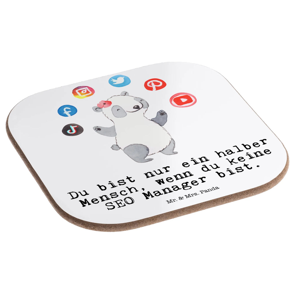 Square coaster SEO Manager Heart gift, Coasters, breakfast, gifts, presents, glass coasters, party, gift idea, best, farewell gift, passing exam, anniversary, retirement, promotion, job start, sayings, funny, profession