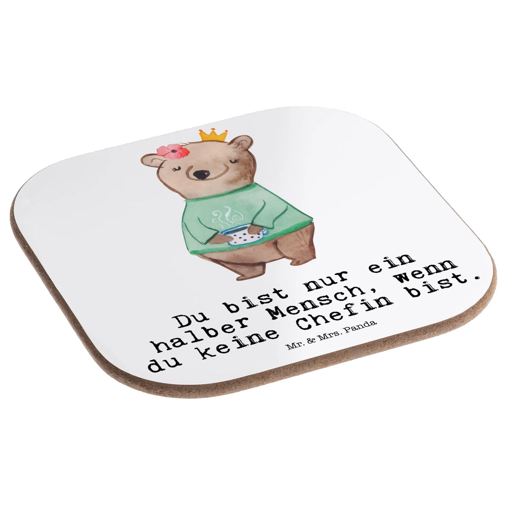 Square coaster boss Heart presents, glass coasters, Coasters, breakfast, gifts, gift, party, gift idea, best, farewell gift, passing exam, anniversary, retirement, promotion, job start, sayings, funny, profession