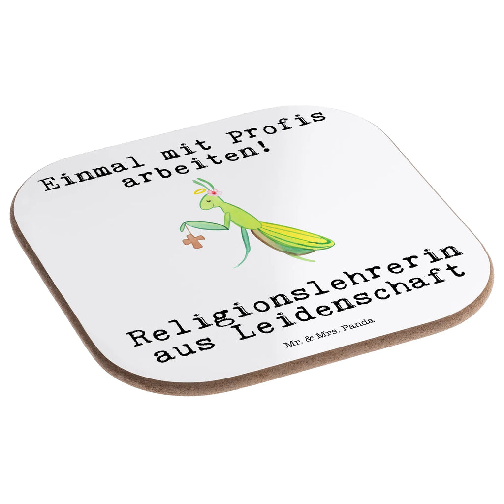 Square coaster Religion teacher Passion party, glass coasters, gift, Coasters, presents, breakfast, gifts, gift idea, best, farewell gift, passing exam, anniversary, retirement, promotion, job start, sayings, funny, profession