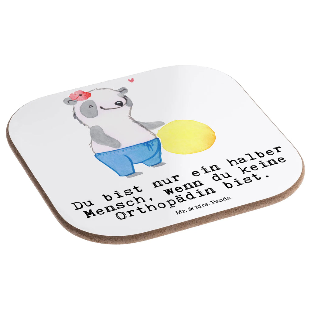 Square coaster Orthopedic Specialist Heart presents, Coasters, glass coasters, gifts, party, gift, breakfast, gift idea, best, farewell gift, passing exam, anniversary, retirement, promotion, job start, sayings, funny, profession