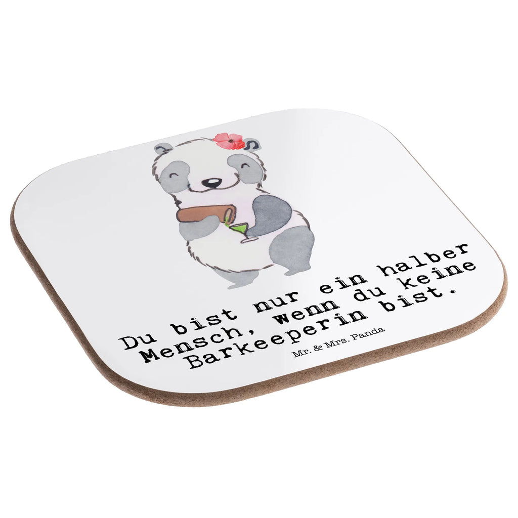 Podkładka Barkeeperka serce Zawód, Wykształcenie, Jubileusz, Pożegnanie, Emerytura, Kolega, Koleżanka, Prezent, Dawać, Pracownik, Współpracownik, Firma, Dziękuję, Dziękuję bardzo