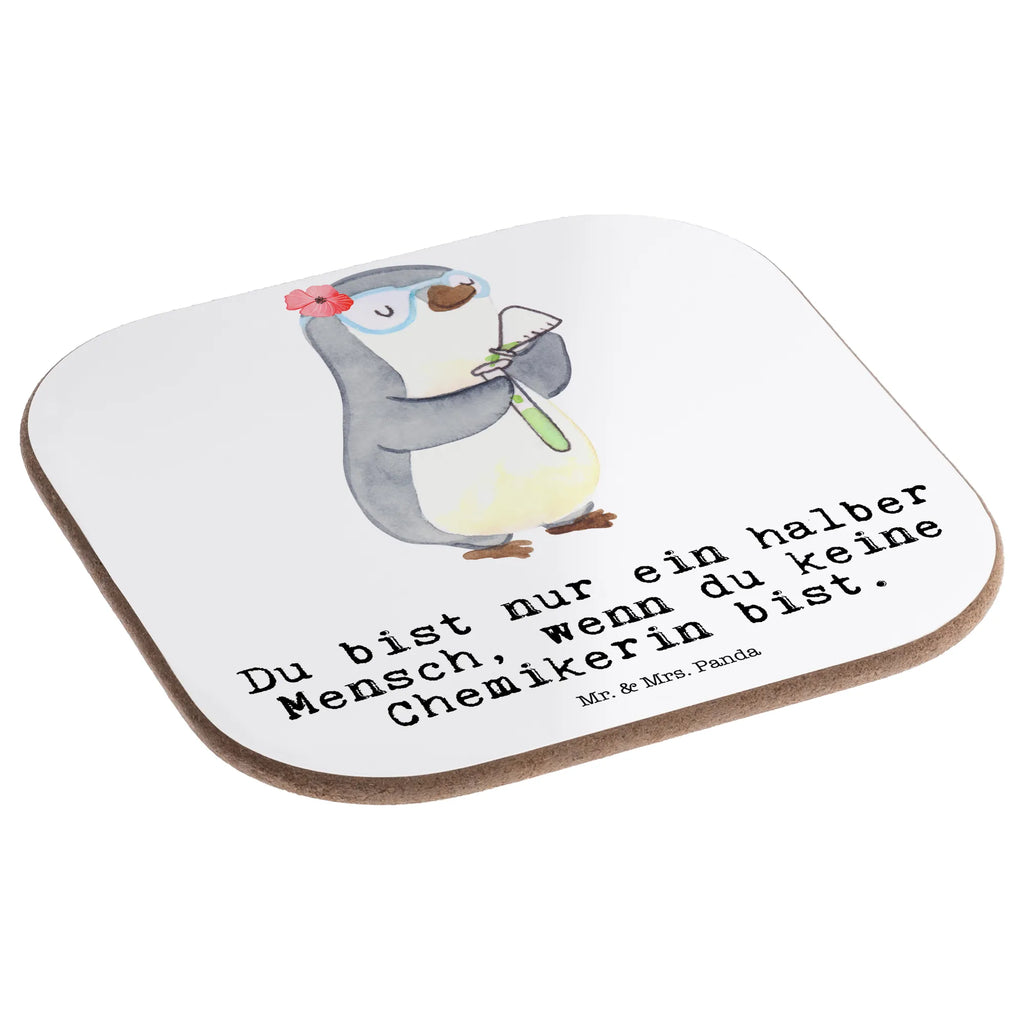 Square coaster Chemist Heart Coasters, party, presents, glass coasters, breakfast, gift, gifts, gift idea, best, farewell gift, passing exam, anniversary, retirement, promotion, job start, sayings, funny, profession